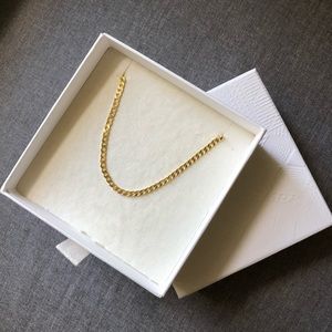 Melanie Auld 20” Curb Chain Gold Vermeil